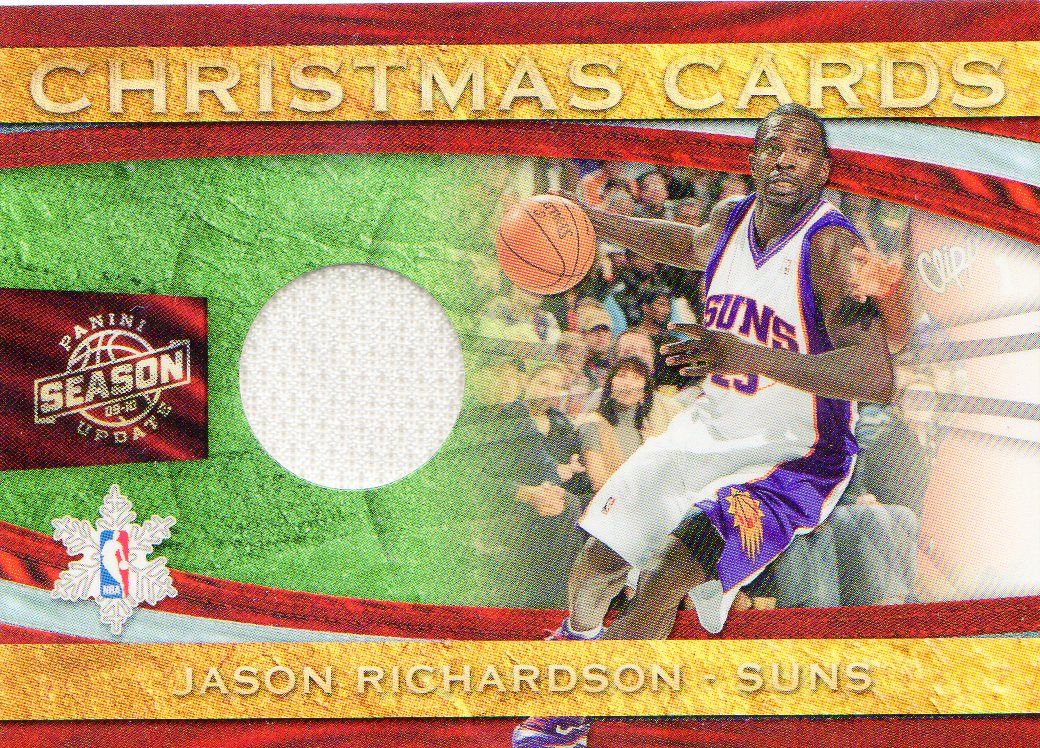 2009-10 Panini Season Update Christmas Cards Materials #20 Jason Richardson