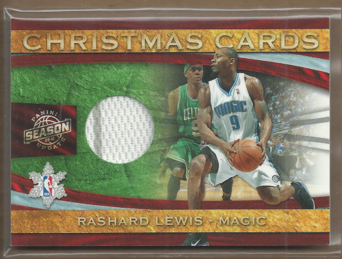 2009-10 Panini Season Update Christmas Cards Materials #35 Rashard Lewis