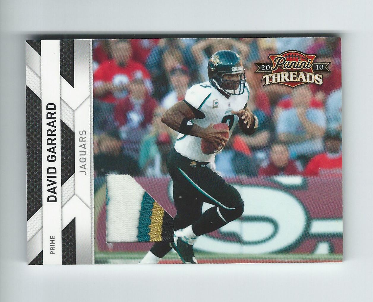 2010 Panini Threads Jerseys Prime #65 David Garrard/50