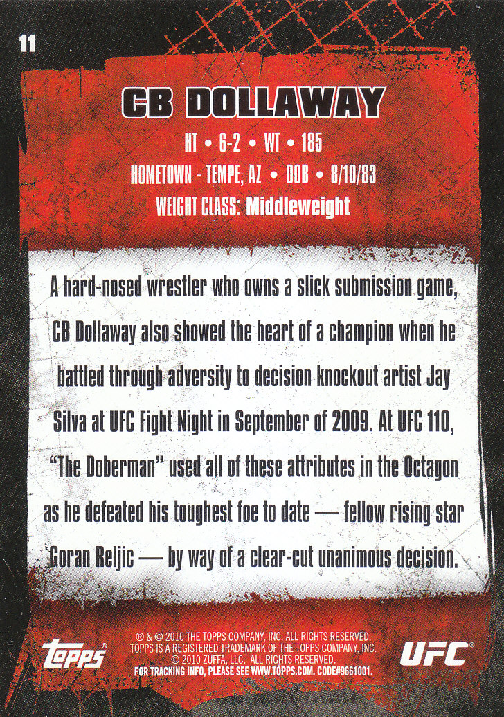 2010 Topps UFC (Ultimate Fighting Championship) MMA "Gold" Parallel Cards - Picture 23 of 397