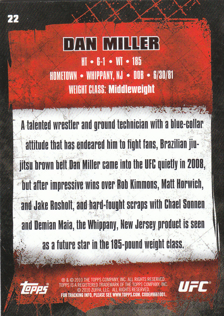 2010 Topps UFC (Ultimate Fighting Championship) MMA "Gold" Parallel Cards - Picture 45 of 397