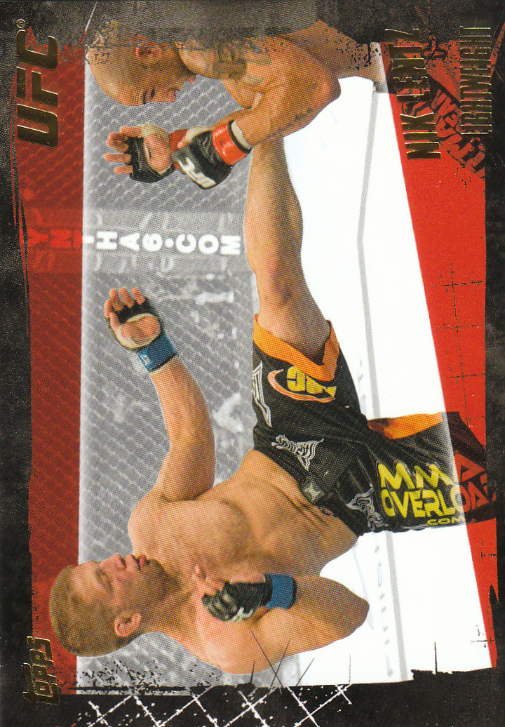 2010 Topps UFC (Ultimate Fighting Championship) MMA "Gold" Parallel Cards - Picture 60 of 397