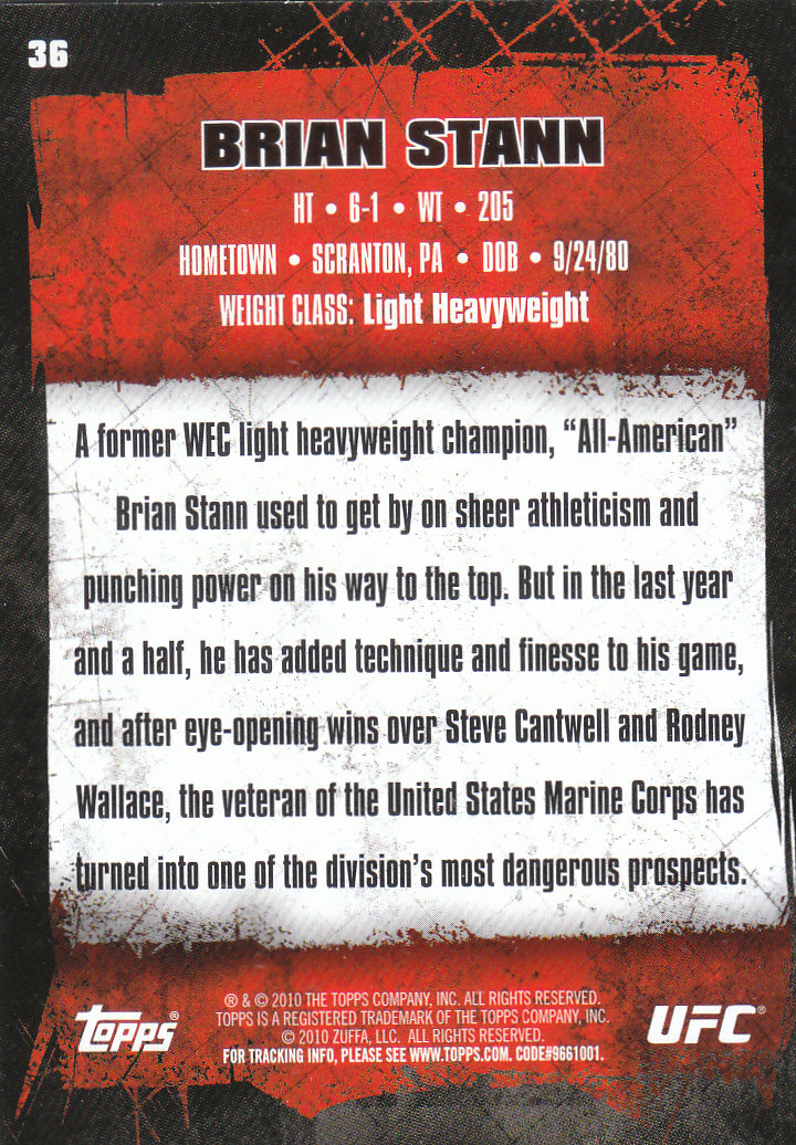 2010 Topps UFC (Ultimate Fighting Championship) MMA "Gold" Parallel Cards - Picture 73 of 397