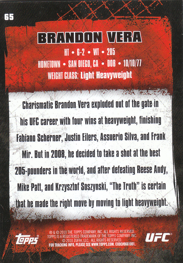 2010 Topps UFC (Ultimate Fighting Championship) MMA "Gold" Parallel Cards - Picture 131 of 397