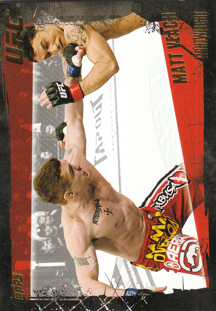 2010 Topps UFC (Ultimate Fighting Championship) MMA "Gold" Parallel Cards - Picture 220 of 397