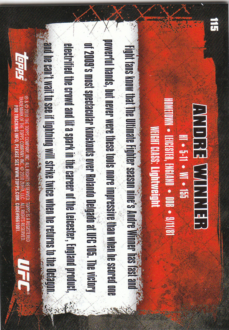 2010 Topps UFC (Ultimate Fighting Championship) MMA "Gold" Parallel Cards - Picture 231 of 397