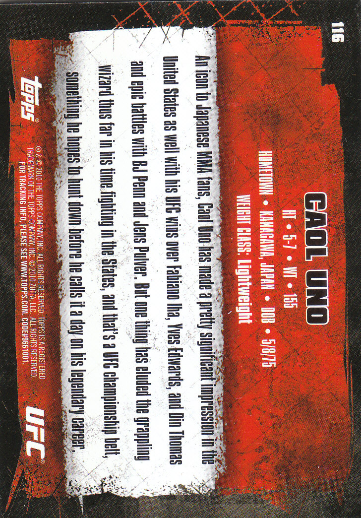2010 Topps UFC (Ultimate Fighting Championship) MMA "Gold" Parallel Cards - Picture 233 of 397
