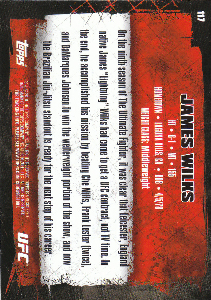 2010 Topps UFC (Ultimate Fighting Championship) MMA "Gold" Parallel Cards - Picture 235 of 397