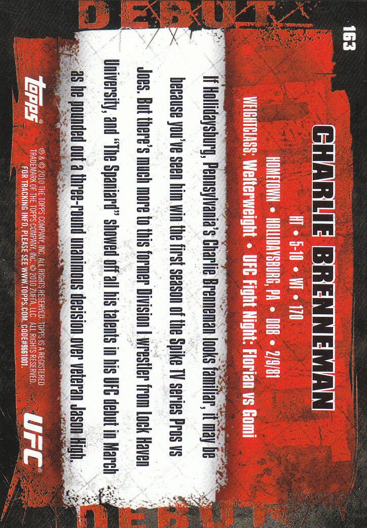 2010 Topps UFC (Ultimate Fighting Championship) MMA "Gold" Parallel Cards - Picture 327 of 397