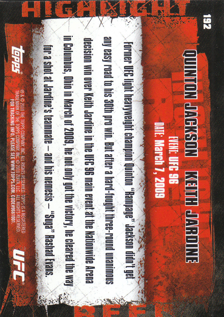2010 Topps UFC (Ultimate Fighting Championship) MMA "Gold" Parallel Cards - Picture 381 of 397