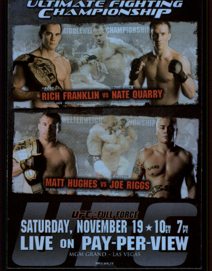 2010 Topps UFC (Ultimate Fighting Championship) MMA "Insert" Cards - Picture 44 of 159