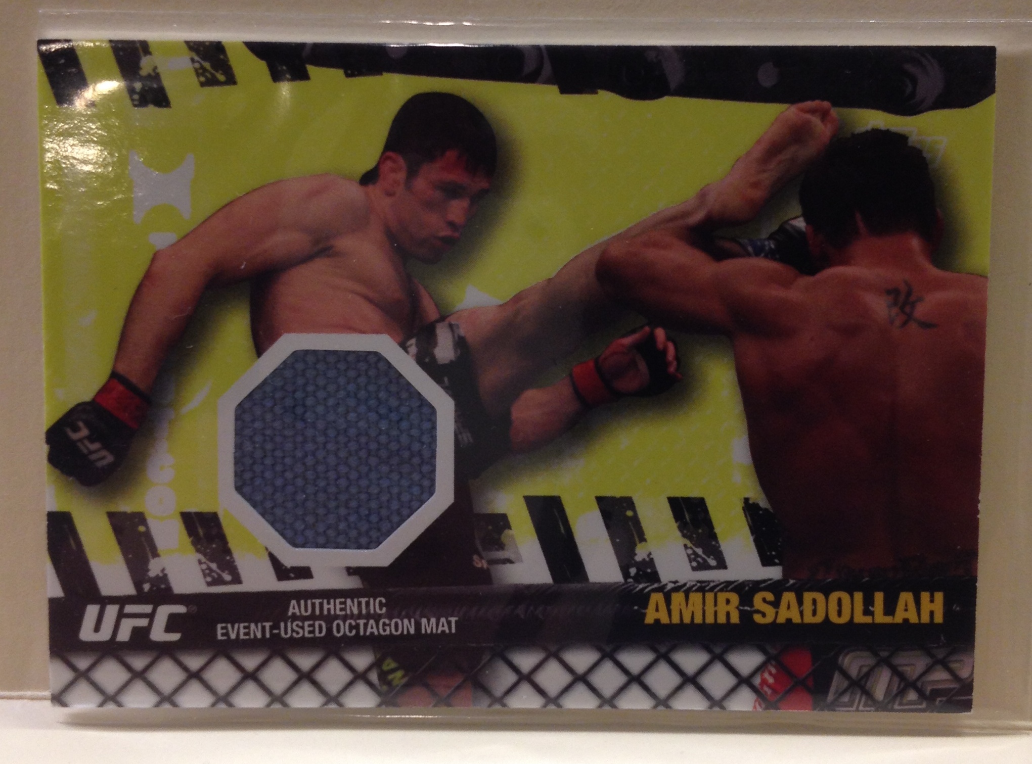 2010 Topps UFC Fight Mat Relics #FMASA Amir Sadollah/UFC 106