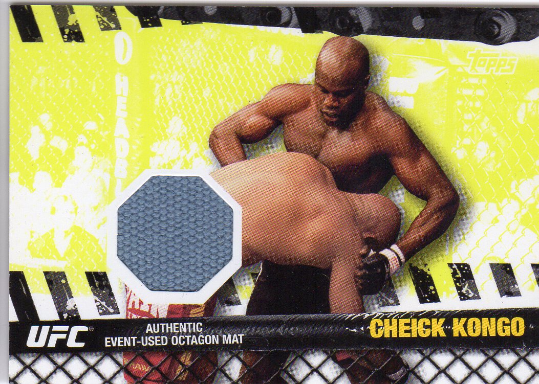 2010 Topps UFC Fight Mat Relics #FMCK Cheick Kongo/UFC 62