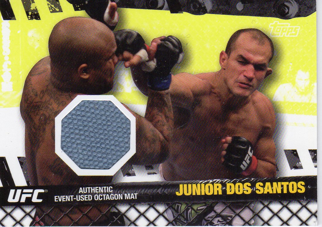 2010 Topps UFC Fight Mat Relics #FMJDS Junior dos Santos/UFC 108