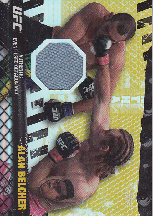 2010 Topps UFC Fight Mat Relics Gold #FMAB Alan Belcher/UFC 107