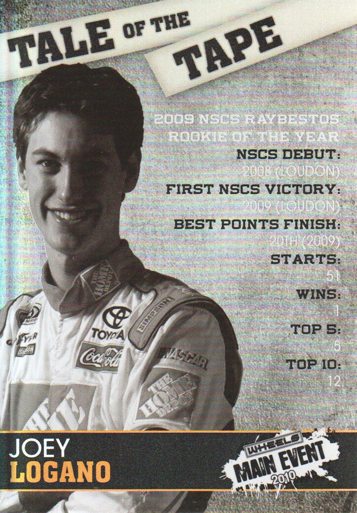 2010 Wheels Main Event NASCAR Racing Cards Tale of the Tape: Pick From List - Picture 2 of 15