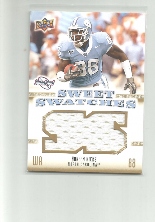 2010 Sweet Spot Sweet Swatches #SSW29 Hakeem Nicks