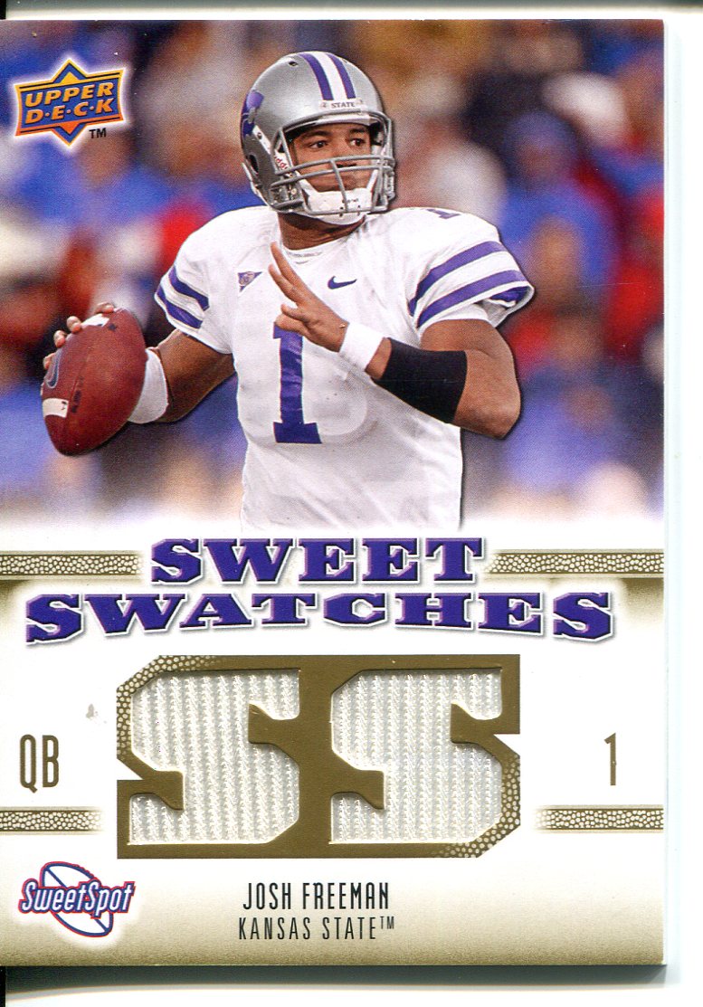 2010 Sweet Spot Sweet Swatches #SSW41 Josh Freeman