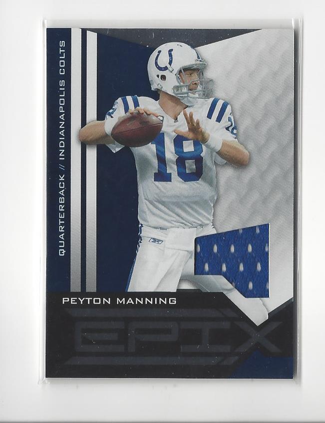 2010 Epix Epix Jerseys Blue #8 Peyton Manning