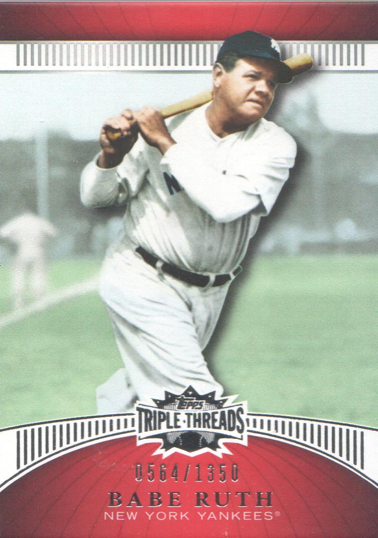2010 Topps Triple Threads #36 Babe Ruth
