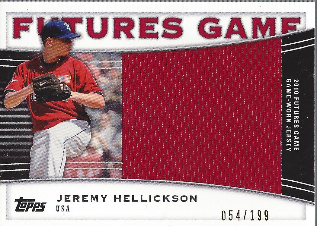 2010 Topps Pro Debut Futures Game Jersey #JH Jeremy Hellickson S2