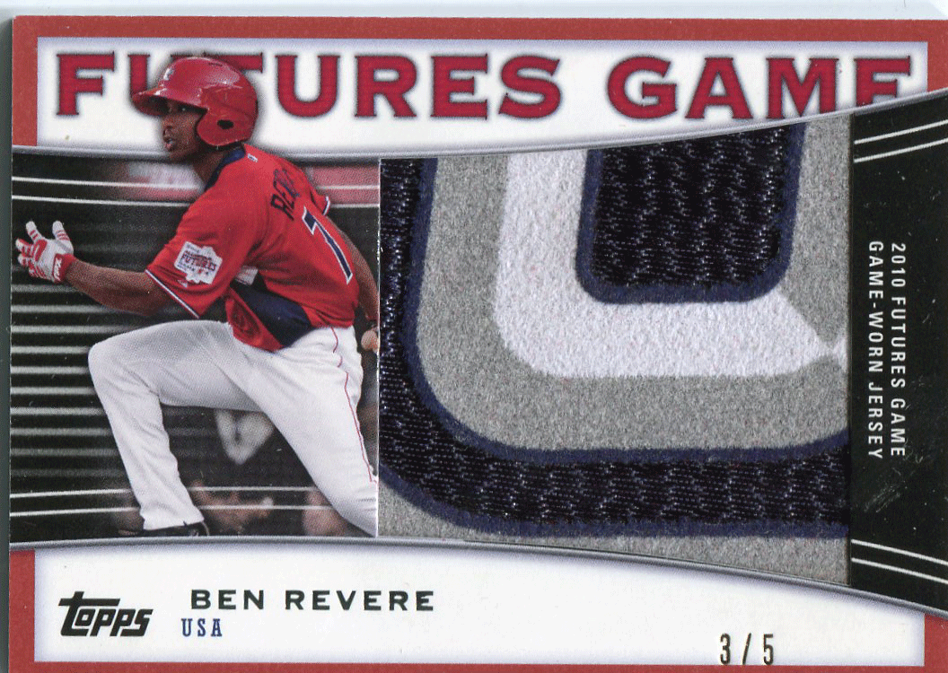 2010 Topps Pro Debut Futures Game Patch #BR Ben Revere S2