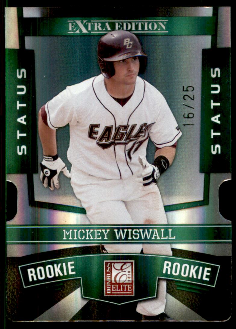 2010 Donruss Elite Extra Edition Status Emerald #186 Mickey Wiswall