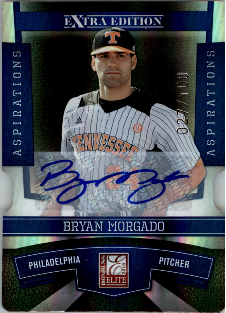 2010 Donruss Elite Extra Edition Signature Aspirations #48 Bryan Morgado