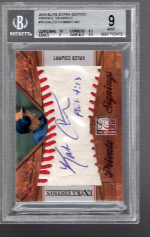 2010 Donruss Elite Extra Edition Private Signings #10 Kaleb Cowart/49