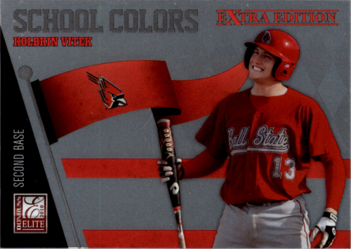 2010 Donruss Elite Extra Edition School Colors #6 Kolbrin Vitek