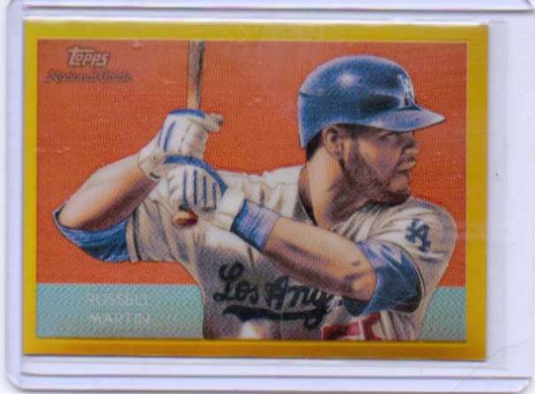 2010 Topps Chrome National Chicle Gold Refractors #CC14 Russell Martin