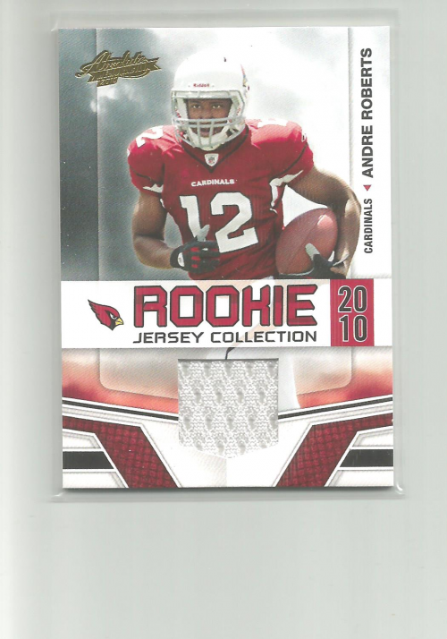 2010 Absolute Memorabilia Rookie Jersey Collection #1 Andre Roberts