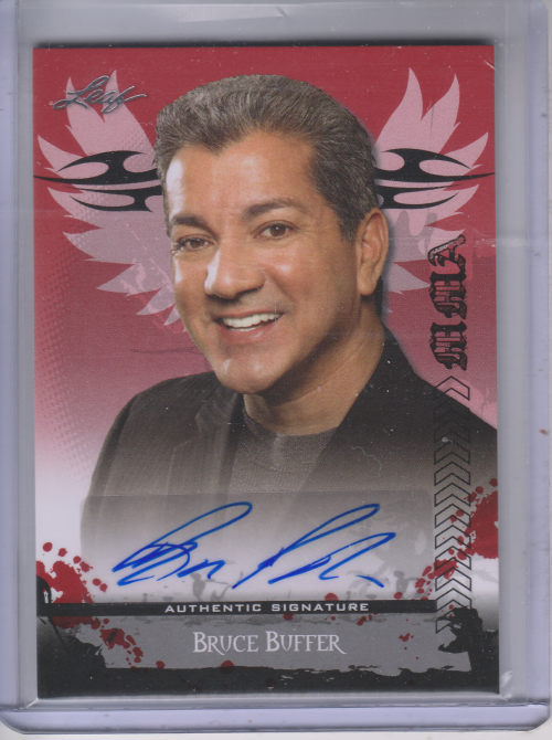 2010 Leaf MMA Autographs Red #AUBB1 Bruce Buffer