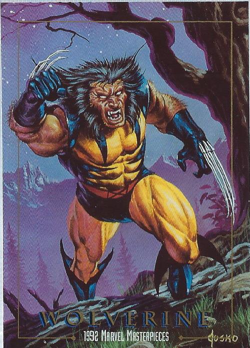 1992 SkyBox Marvel Masterpieces Prototypes #98 Wolverine