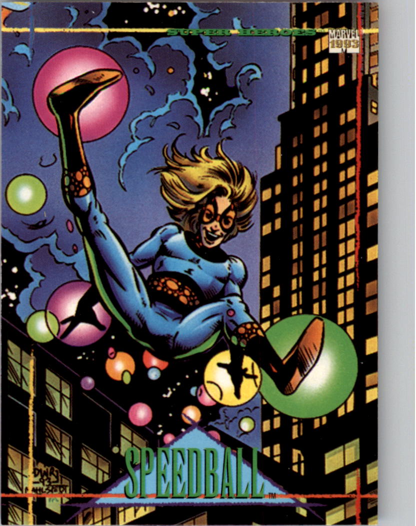 1993 Marvel Universe IV #23 Speedball - NM-MT