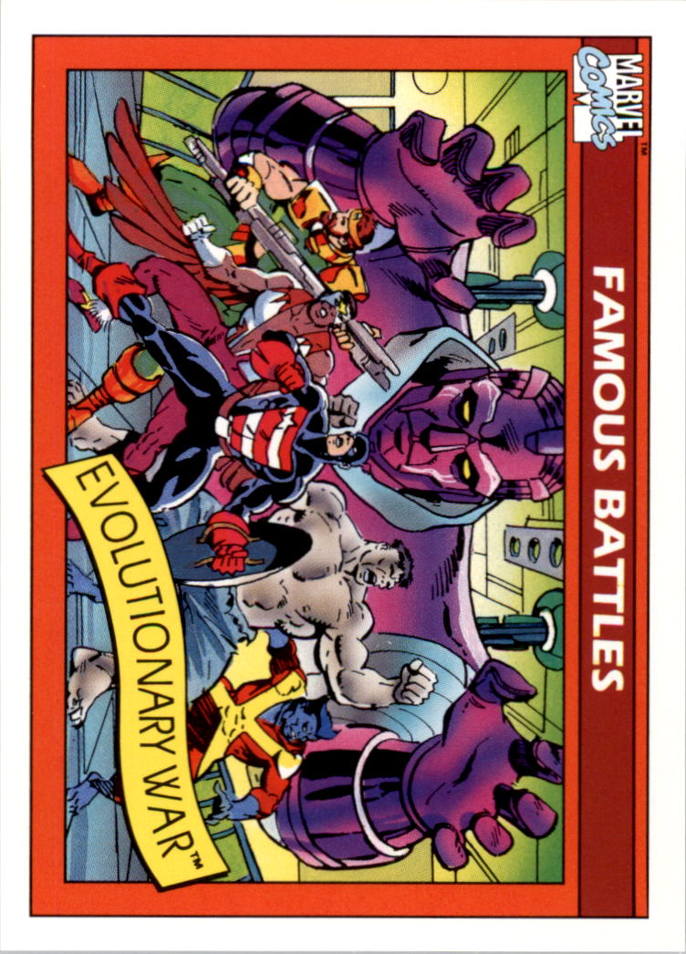 1990 Impel Marvel Universe I #103 Evolutionary War back image