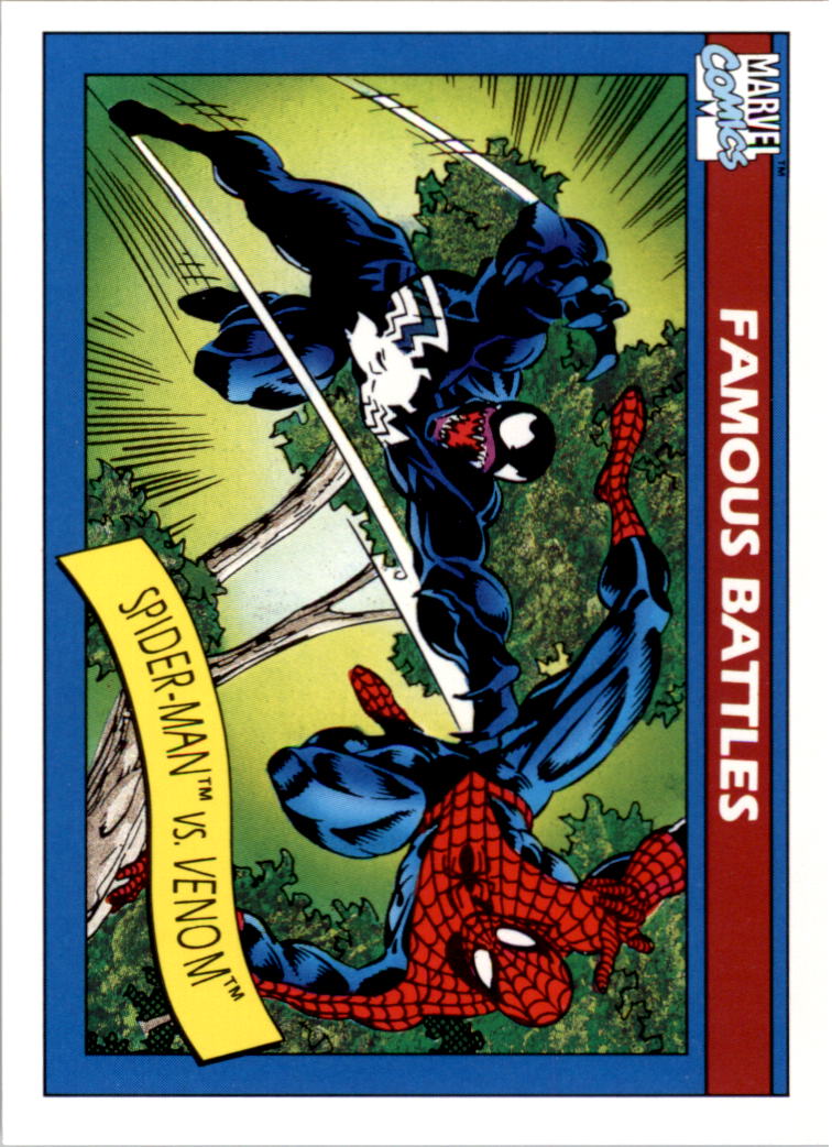 1990 Impel Marvel Universe I #106 Spider-Man vs. Venom