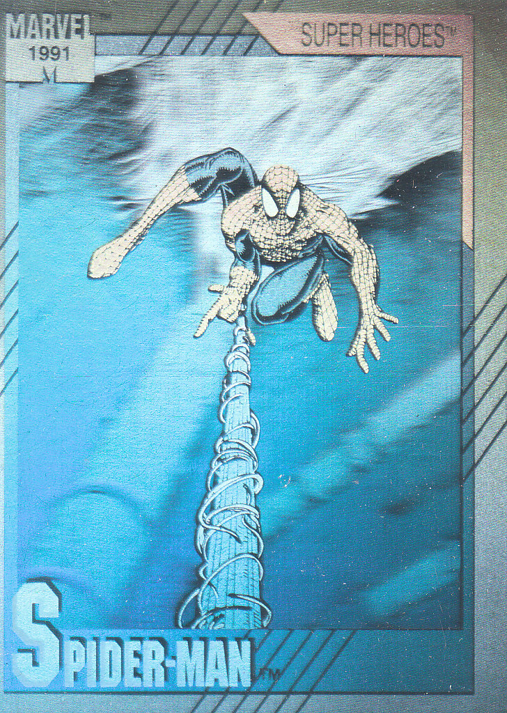 Spider-man H-1 1991 Marvel Universe Series 2 Trading Cards Hologram Insert