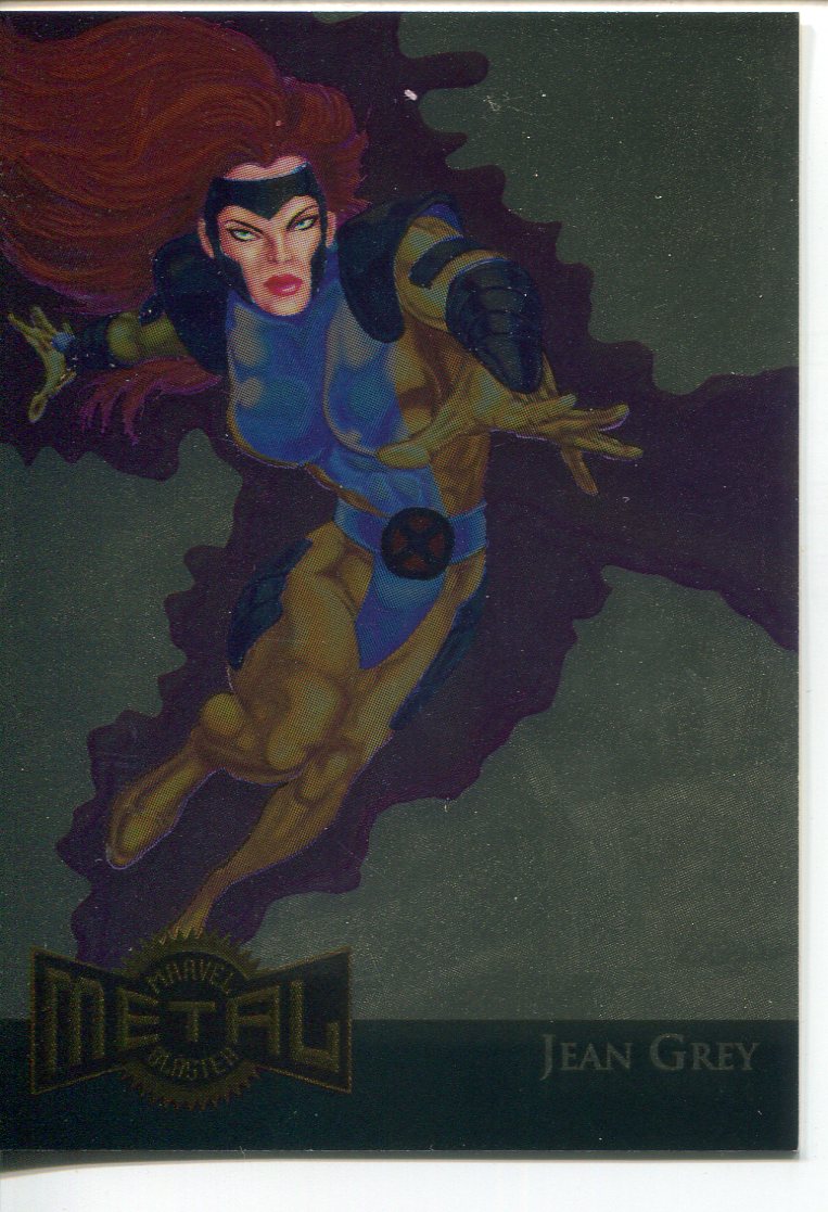 1995 Fleer Metal Marvel Blaster Gold #8 Jean Grey