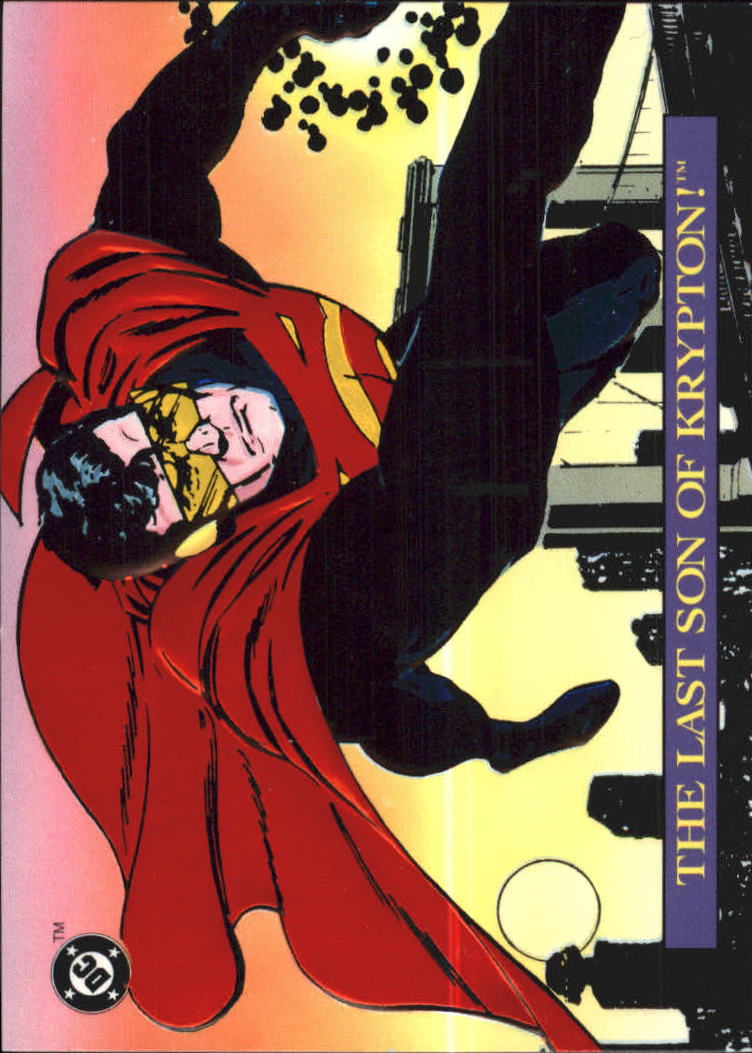 1993 Skybox Dc Bloodlines Embossed Foil S3 The Last Son Of Krypton Nm Mt