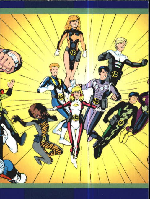 1993 SkyBox DC Cosmic Teams #20 Legionnaires