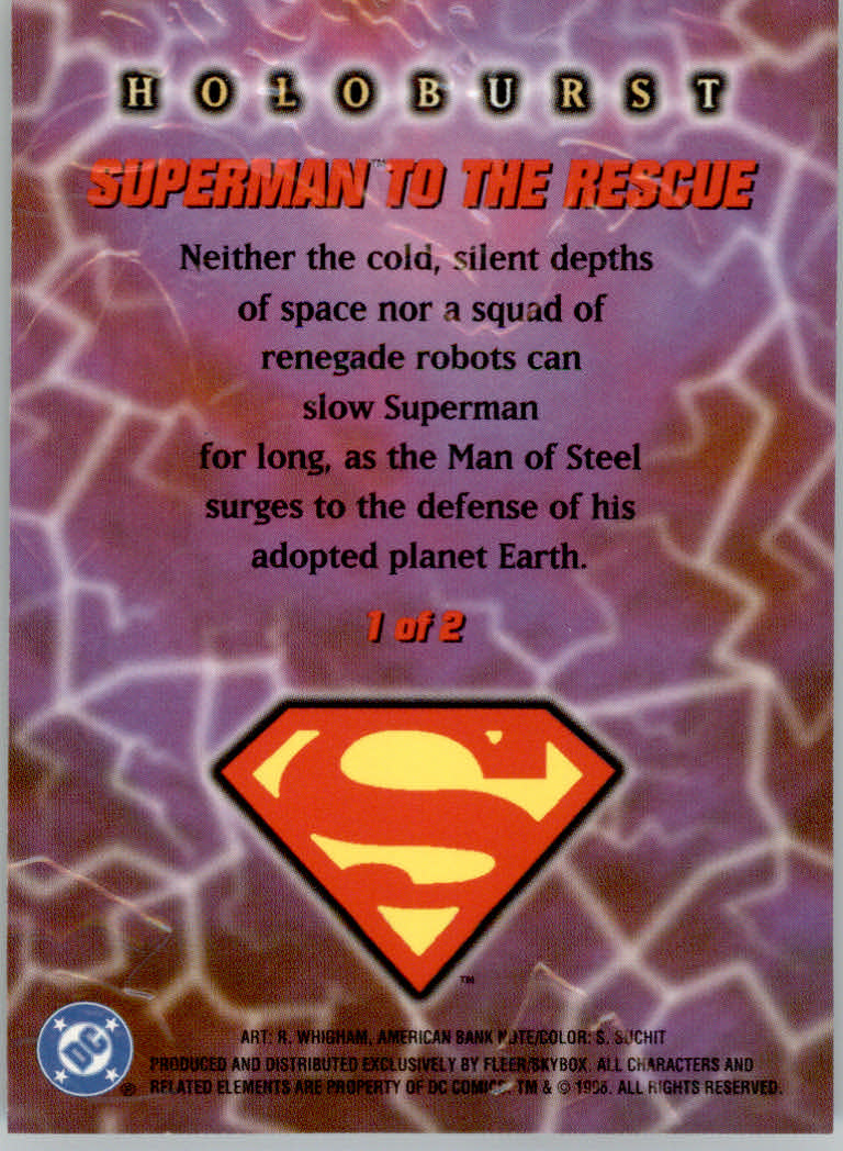 DC Outburst Firepower (1996 Skybox) ""Insert and Promo"" Karten - Bild 3 von 31
