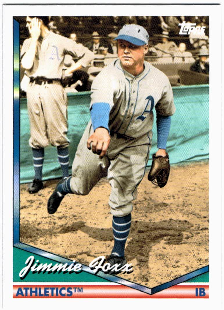 2010 Topps Vintage Legends Collection #VLC47 Jimmie Foxx