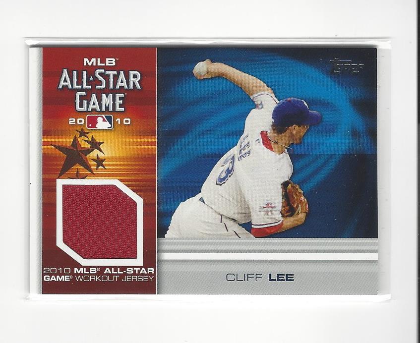 2010 Topps Update All-Star Stitches #CL Cliff Lee