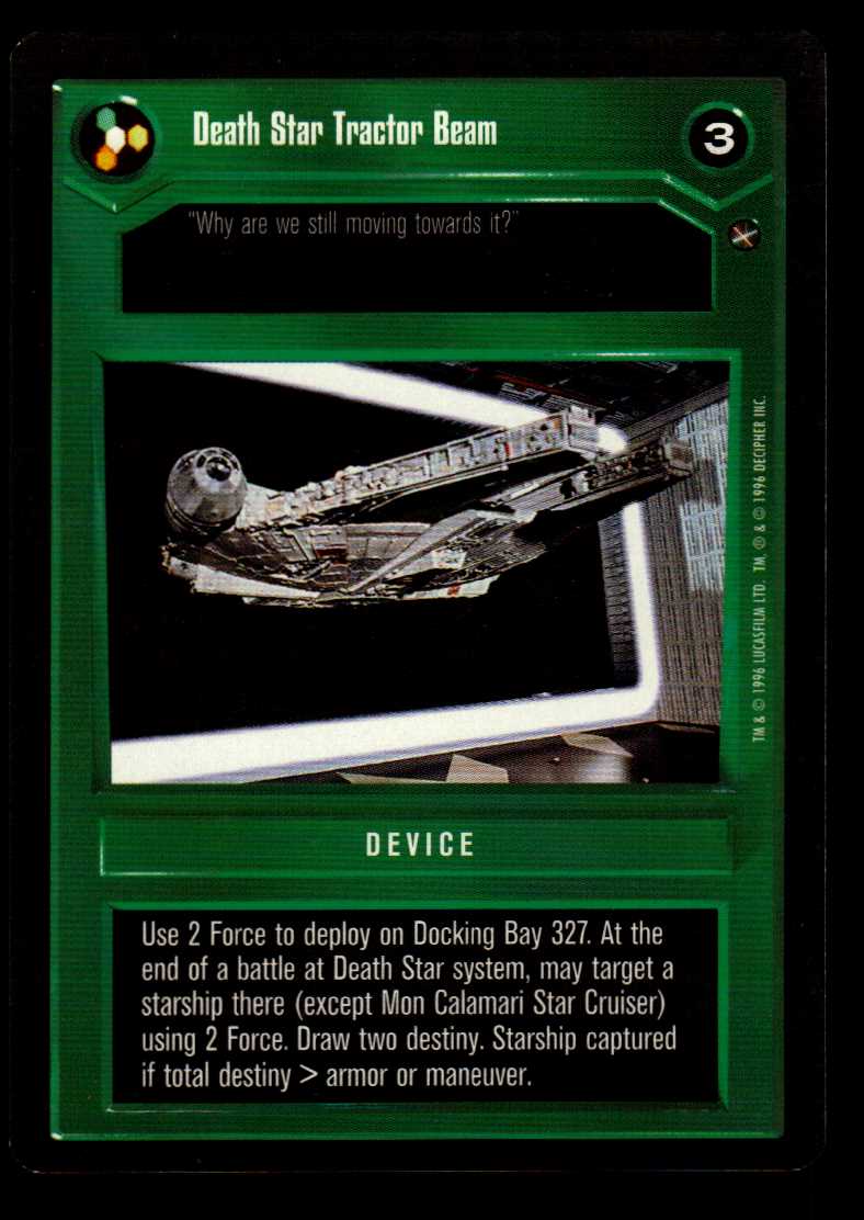 1996 Star Wars A New Hope #30 Death Star Tractor Beam R2 - NM-MT