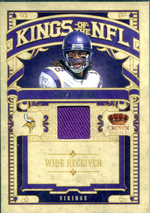 2010 Crown Royale Kings of the NFL Materials #25 Sidney Rice/299