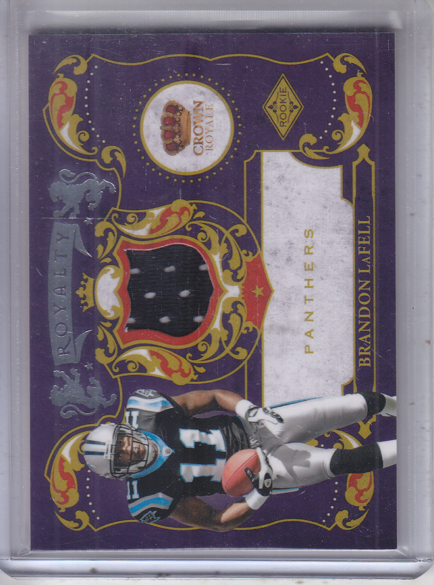 2010 Crown Royale Rookie Royalty Materials #2 Brandon LaFell