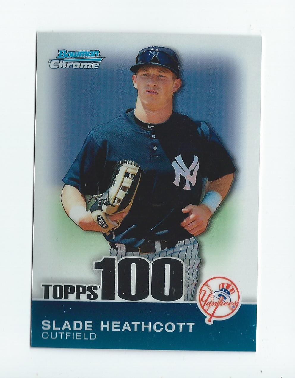 2010 Bowman Chrome Topps 100 Prospects #TPC50 Slade Heathcott