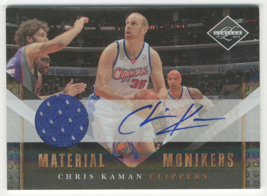 2010-11 Limited Monikers Materials #10 Chris Kaman/49
