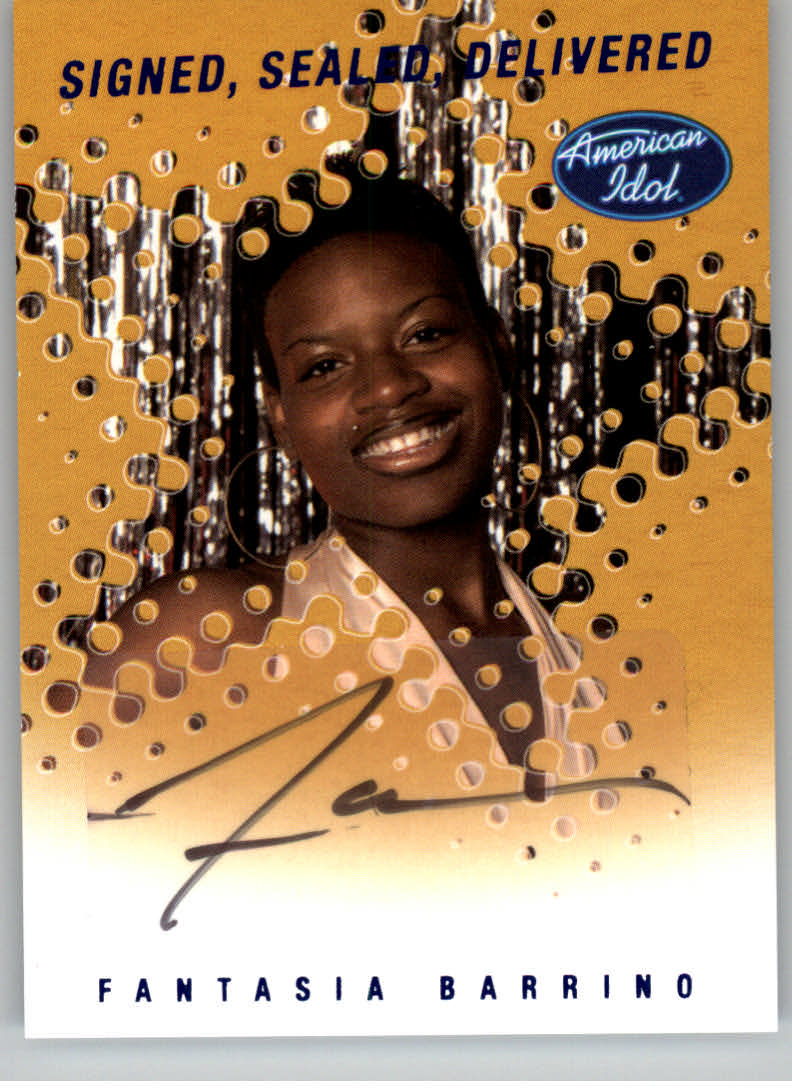 2004 Fleer American Idol Season Three Signed Sealed Delivered Autographs #SSDFB Fantasia Barrino